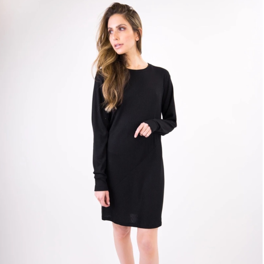 Rag & Bone Ribbed Knit Lightweight Stretchy Dress